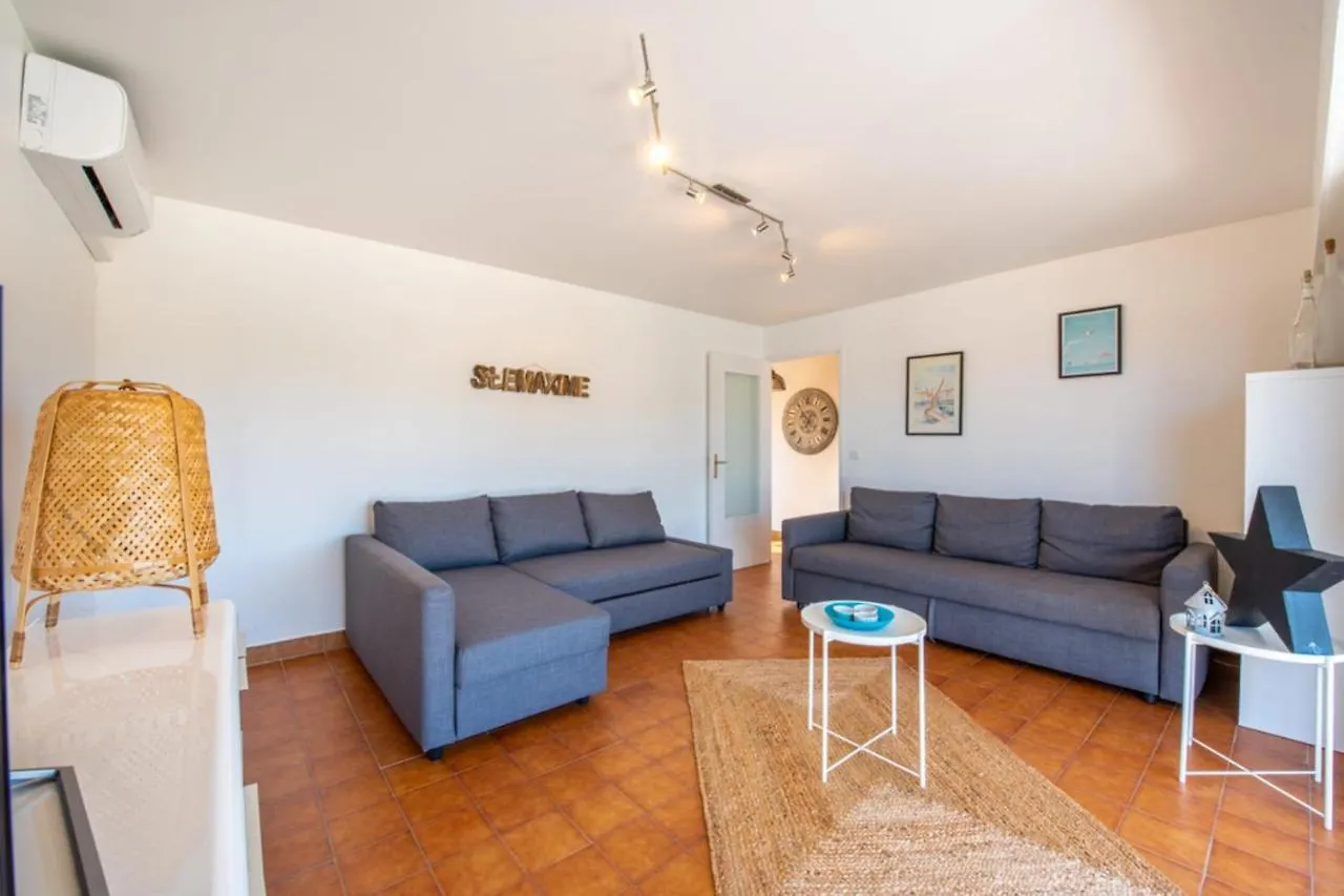 Apt With Pool 10 Min From The Beach 생트막시메 프랑스